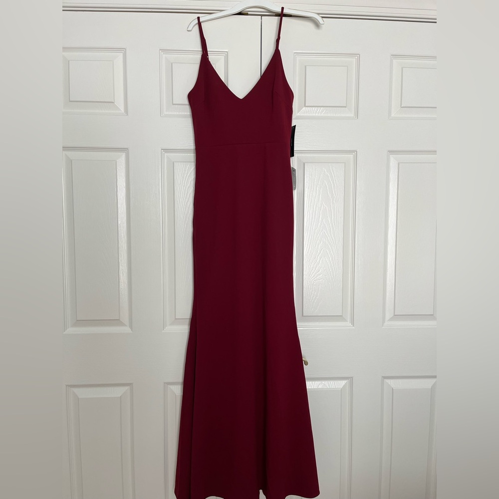 Lulus long gown size small NWT